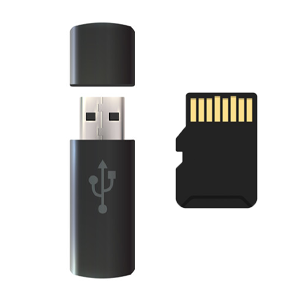 Micro-SD, USB флеш Micro-SD, USB флеш