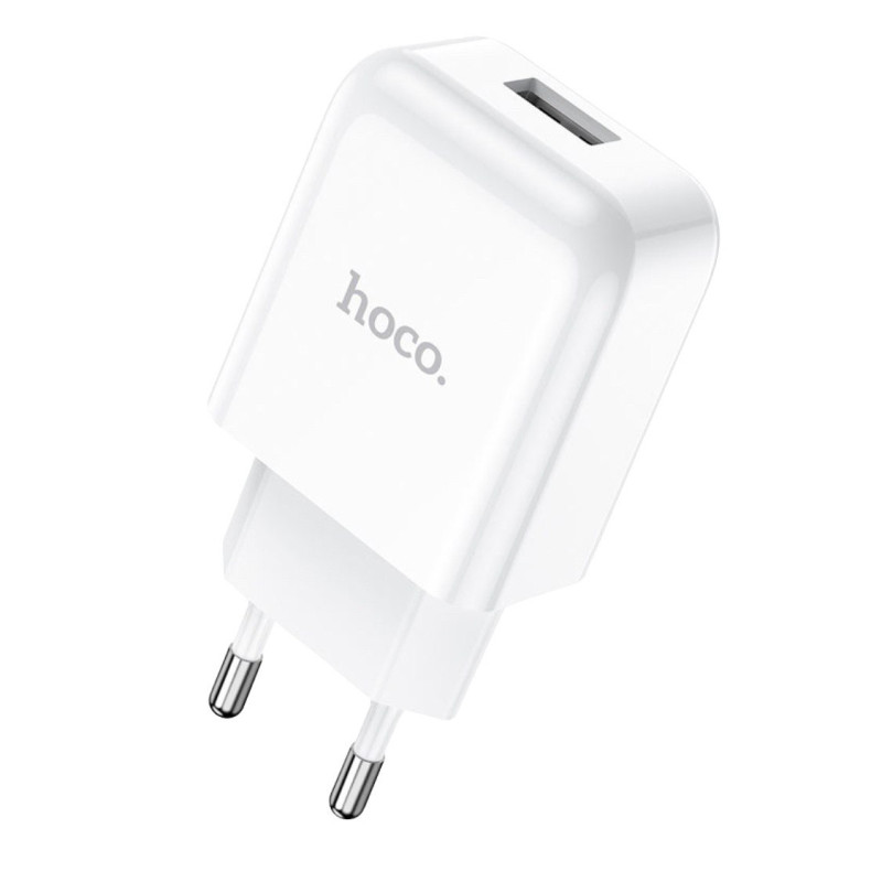 Зарядний пристрій Hoco N2 USB-A, 2A white
