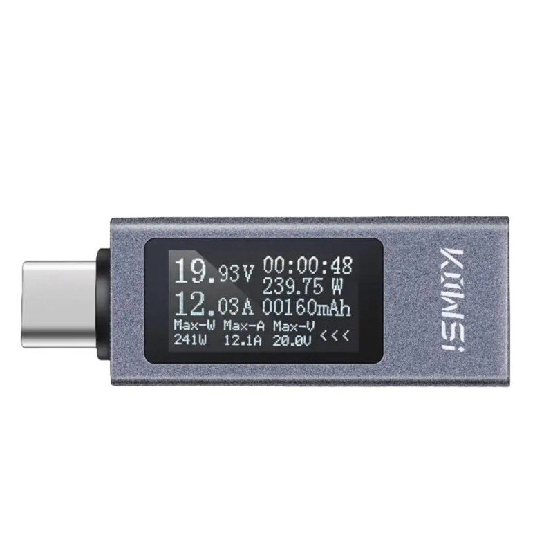 USB-С тестер вимірювання напруги, сили струму X1