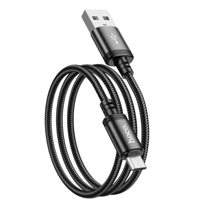 USB кабель Hoco X89 microUSB black