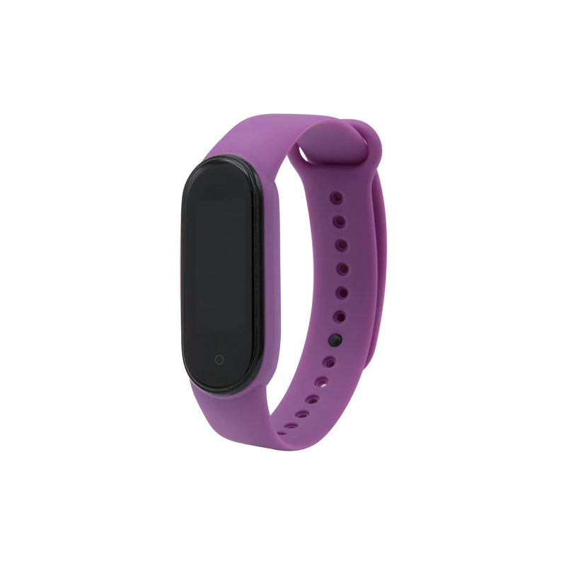 Ремінець для Xiaomi Mi Band 5, 6 silicone purple