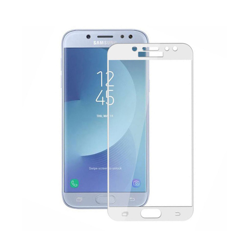 Захисне скло Glass Samsung J330 Galaxy J3 2017 Full Glue white