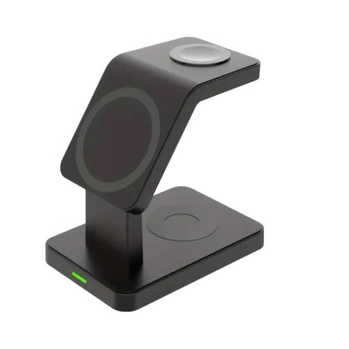 Бездротовий зарядний пристрій 3-in-1 20W Type-C cable black