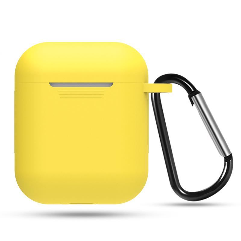 Чохол для Airpods, Airpods 2 Original Silicone bright yellow