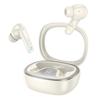 Навушники Bluetooth Hoco EQ6 milky white