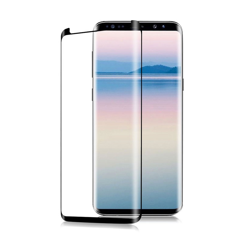 Захисне скло Moxom Samsung G965 Galaxy S9 Plus black