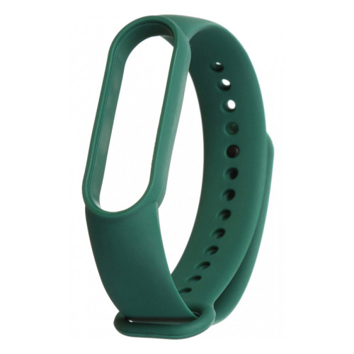 Ремінець для Xiaomi Mi Band 5, 6 silicone forest-green Ремінець для Xiaomi Mi Band 5, 6 silicone forest-green