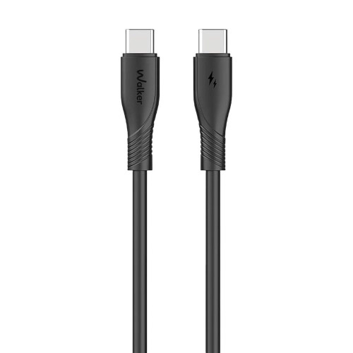USB кабель Walker C585 Type-C to Type-C 60W black 2m