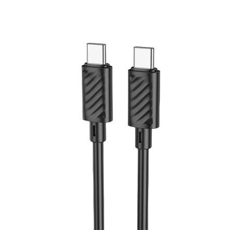 USB кабель Hoco X88 Type-C to Type-C 60W black