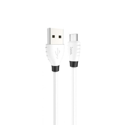 USB кабель Hoco X27 Excellent charge microUSB white USB кабель Hoco X27 Excellent charge microUSB white