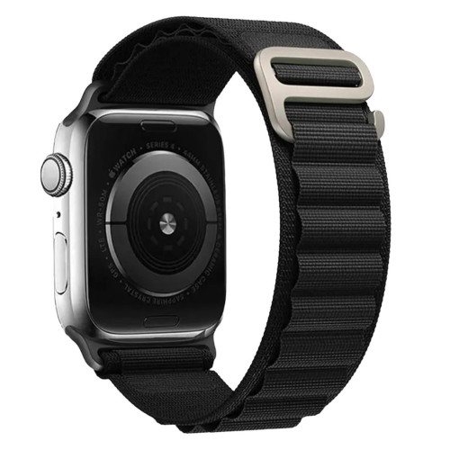 Ремінець для Apple Watch Alpine 42, 44, 45, 49 black Ремінець для Apple Watch Alpine 42, 44, 45, 49 black