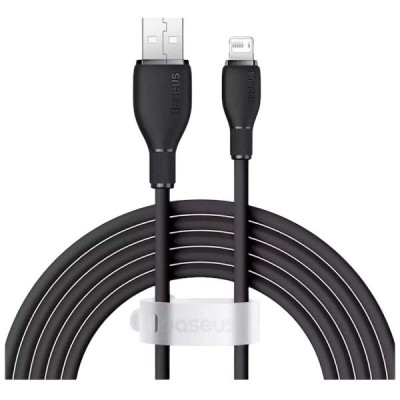 USB кабель Baseus Lightning P10355700111-01 black 2m USB кабель Baseus Lightning P10355700111-01 black 2m