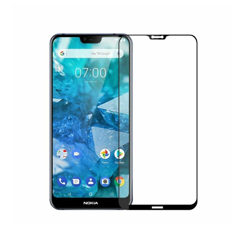 Захисне скло Glass Nokia 7.1 9D black