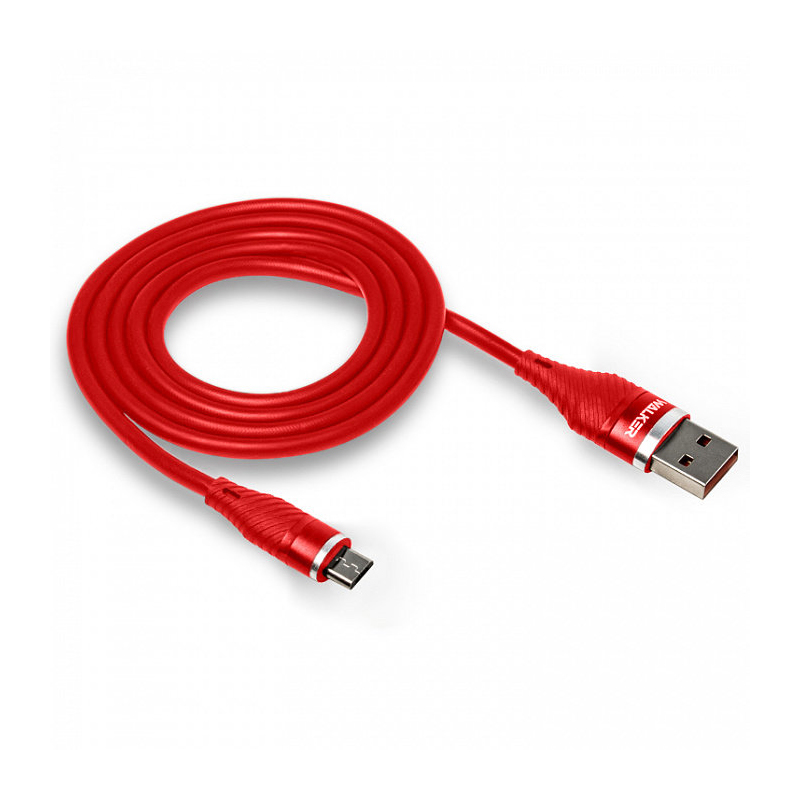 USB кабель Walker C735 microUSB red
