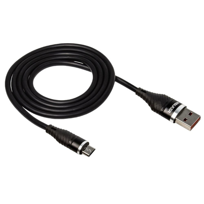 USB кабель Walker C735 microUSB black