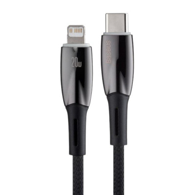 USB кабель Baseus Type-C to Lightning CADH000001 black USB кабель Baseus Type-C to Lightning CADH000001 black