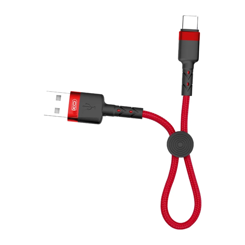 USB кабель XO NB117 Type-C red 25 см