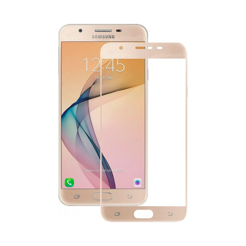 Захисне скло Glass Samsung G570 Galaxy J5 prime 9D gold