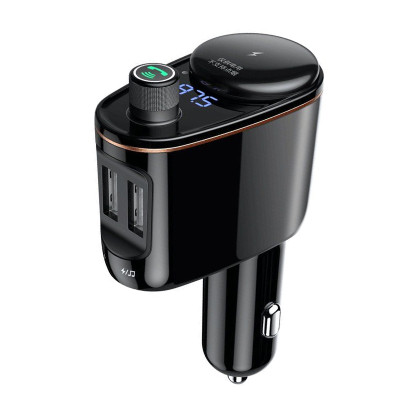 FM трансмітер Bluetooth Baseus CCALL-RH01 black FM трансмітер Bluetooth Baseus CCALL-RH01 black