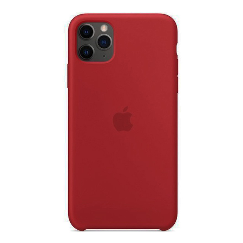 Накладка Original Silicone Case iPhone 11 Pro Max maroon