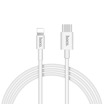USB кабель Hoco X15 Type-C на Lightning data transfer quick charging white USB кабель Hoco X15 Type-C на Lightning data transfer quick charging white