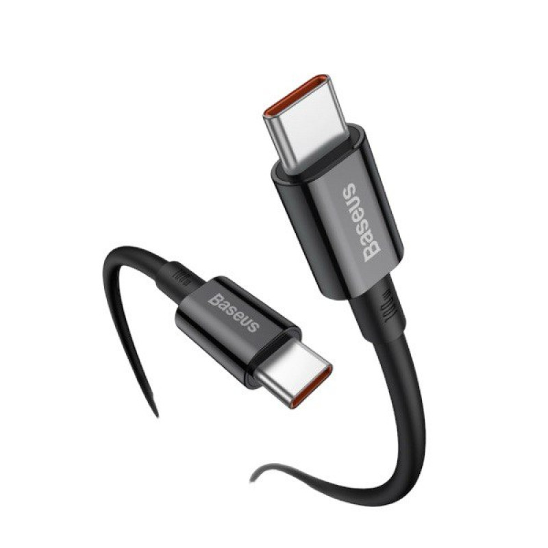 USB кабель Baseus Type-C to Type-C CATYS-C01, 100W black 2 метри