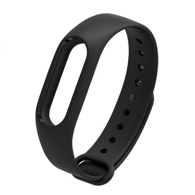 Ремінець для Xiaomi Mi Band 2 silicone black Ремінець для Xiaomi Mi Band 2 silicone black