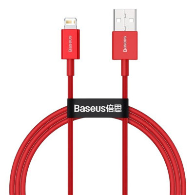 USB кабель Baseus Lightning CALYS-A09 red USB кабель Baseus Lightning CALYS-A09 red