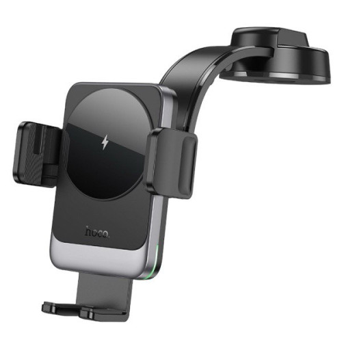 Автотримач Hoco HW14 wireless car 15W в на присосці black Автотримач Hoco HW14 wireless car 15W в на присосці black