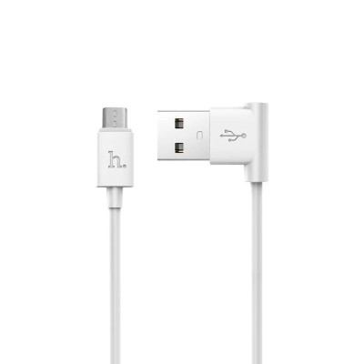 USB кабель Hoco UPM10L Shape microUSB white USB кабель Hoco UPM10L Shape microUSB white