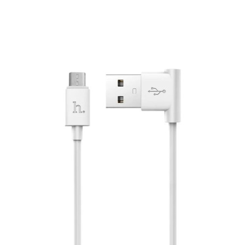 USB кабель Hoco UPM10L Shape microUSB white