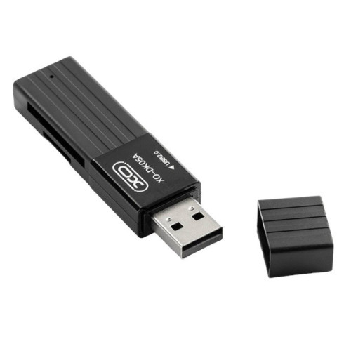 Картрідер microSD, SD XO DK05A black