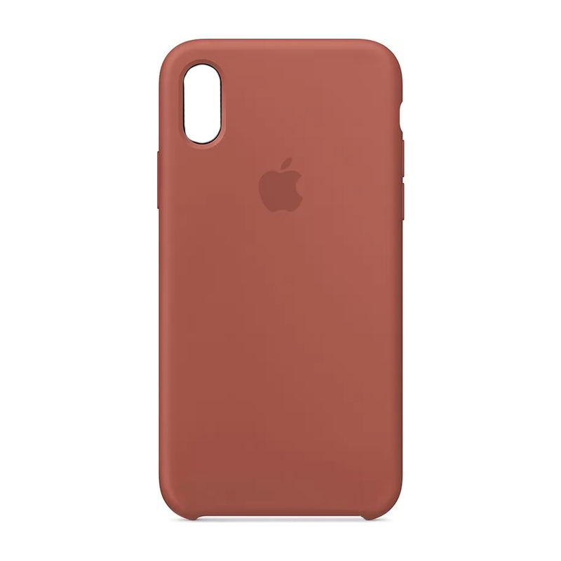 Накладка Original Silicone Case iPhone XR brown