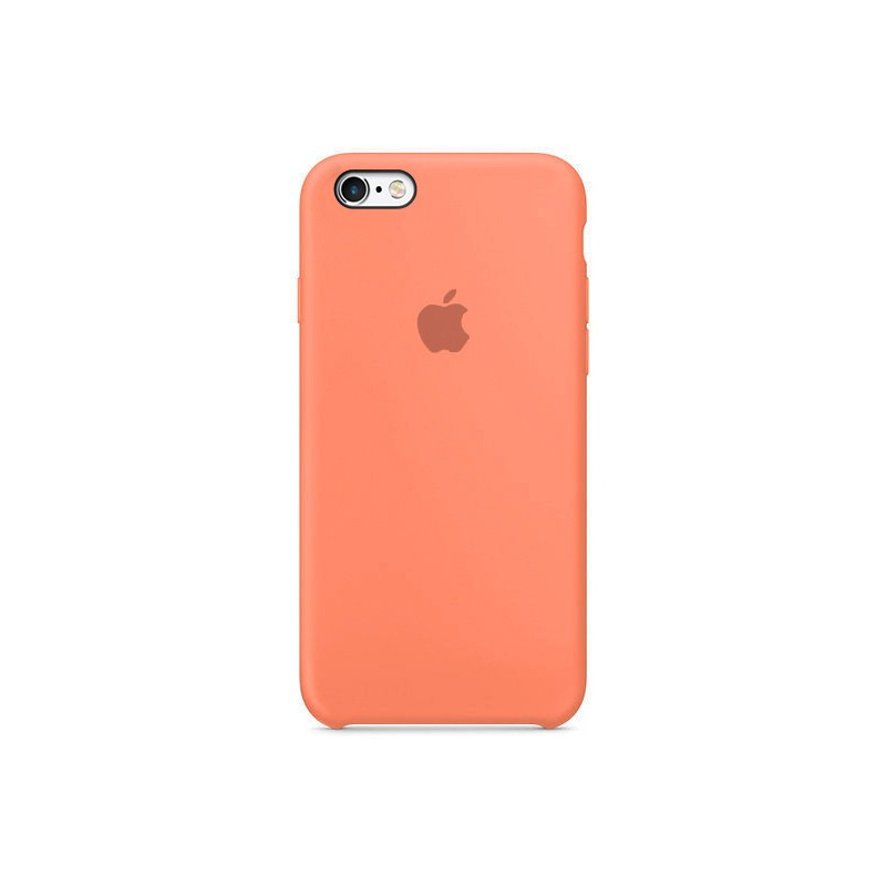 Накладка Original Silicone Case iPhone 6, 6S peach