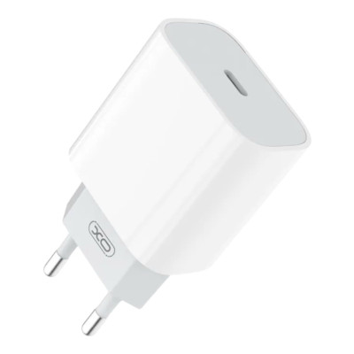 Зарядний пристрій XO L129 USB-C, PD 20W white