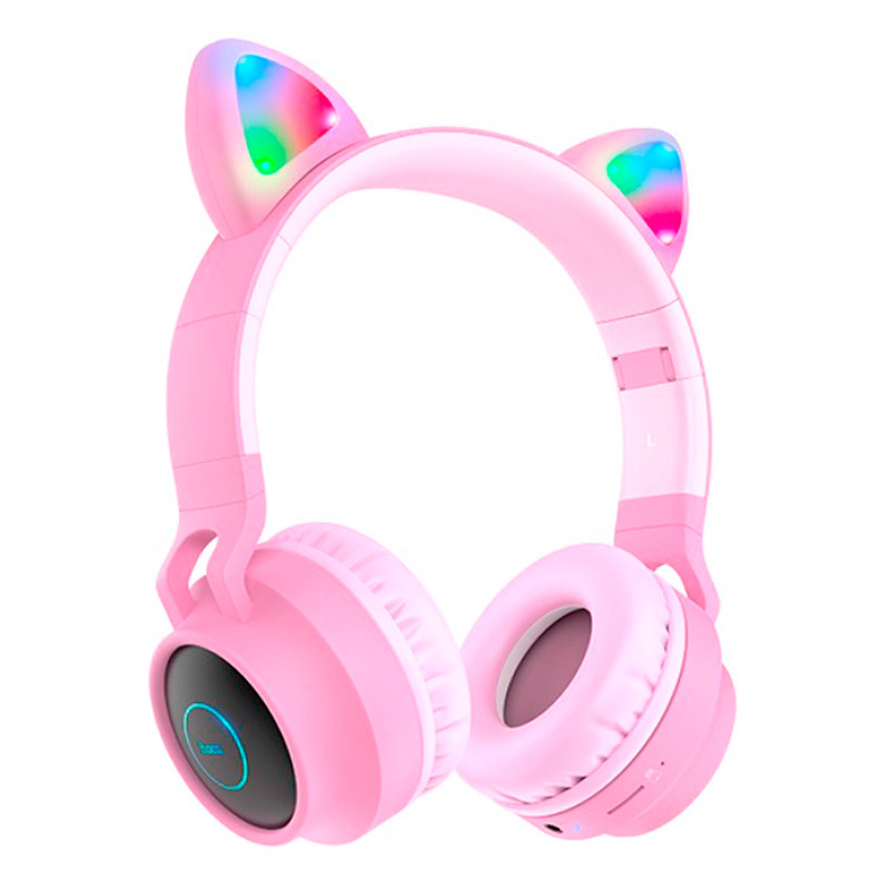 Навушники Bluetooth Hoco W27 Cheerfull накладні pink