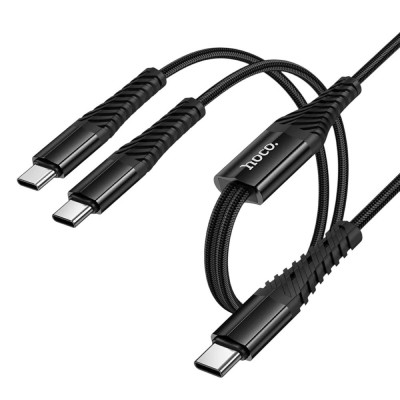 USB кабель Hoco X123 Type-C toType-C, Type-C black