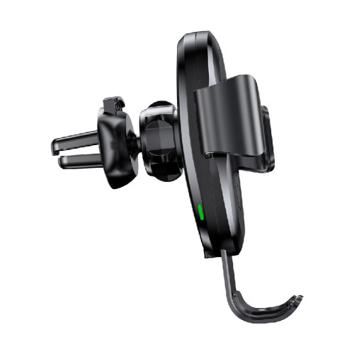Автотримач з бездротовим зарядним Baseus Fast Charger Gravity Car Mount black (WXYL-01)