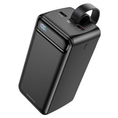 Зовнішній акумулятор Borofone BJ14D PD 20W, QC3.0, 50000 mAh black Зовнішній акумулятор Borofone BJ14D PD 20W, QC3.0, 50000 mAh black