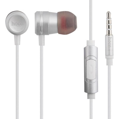Навушники Hoco M16 з мікрофоном silver Навушники Hoco M16 з мікрофоном silver