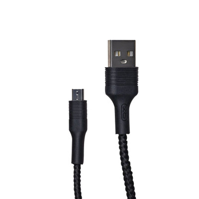 USB кабель XO NB51 microUSB black USB кабель XO NB51 microUSB black