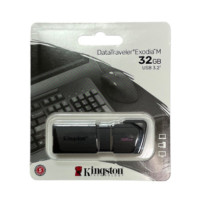 USB флеш 32 Гб Kingston Exodia M USB 3.2 black