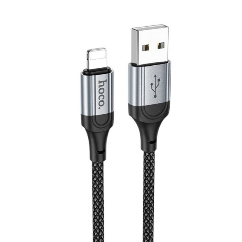 USB кабель Hoco X102 Lightning black