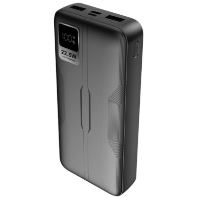 Зовнішній акумулятор Gelius RDS GP-PB302 20000 mAh PD22.5W, QC black Зовнішній акумулятор Gelius RDS GP-PB302 20000 mAh PD22.5W, QC black