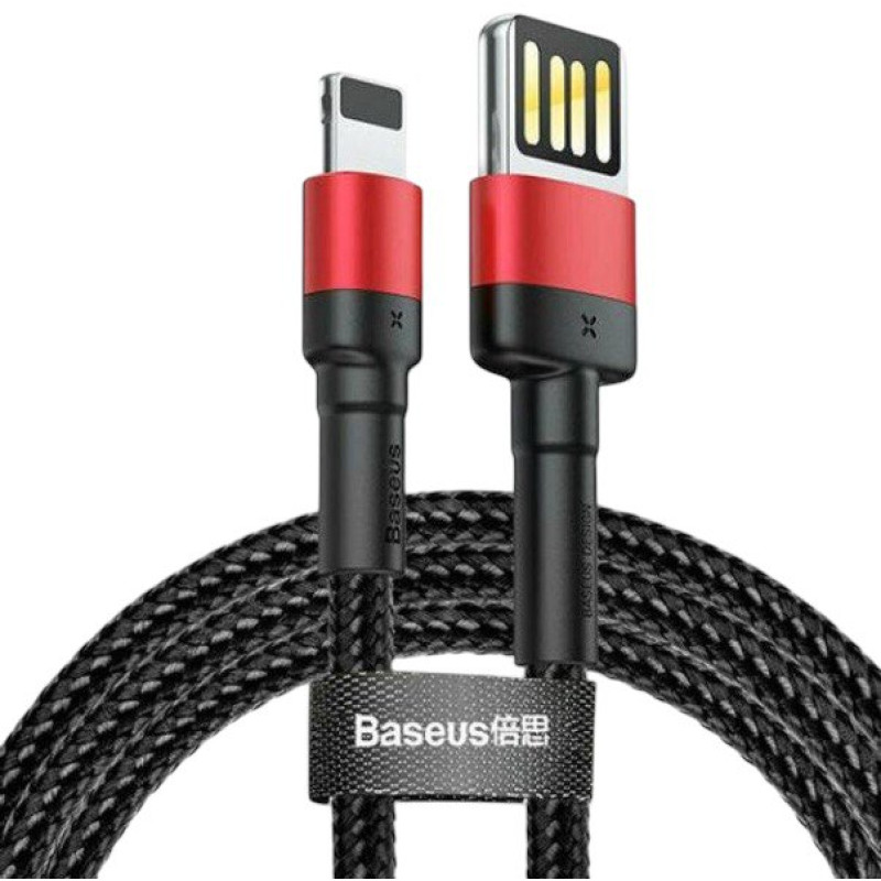 USB кабель Baseus CALKLF-G91 Lightning black-red