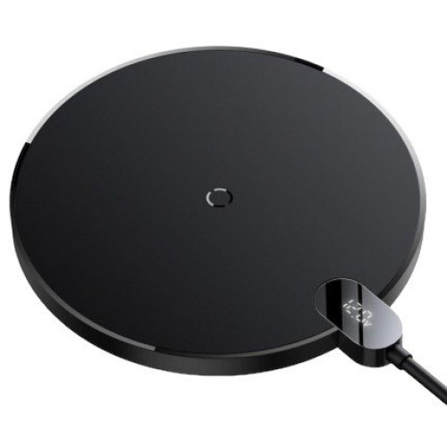 Бездротовий зарядний пристрій Baseus LED Display Gen 2 15W Black CCED000001