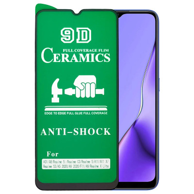Захисне скло Glass Oppo A9 2020 Ceramic black Захисне скло Glass Oppo A9 2020 Ceramic black