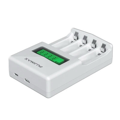 Зарядний пристрій для акумуляторів AA, AAA, Pujimax 4-х канальний