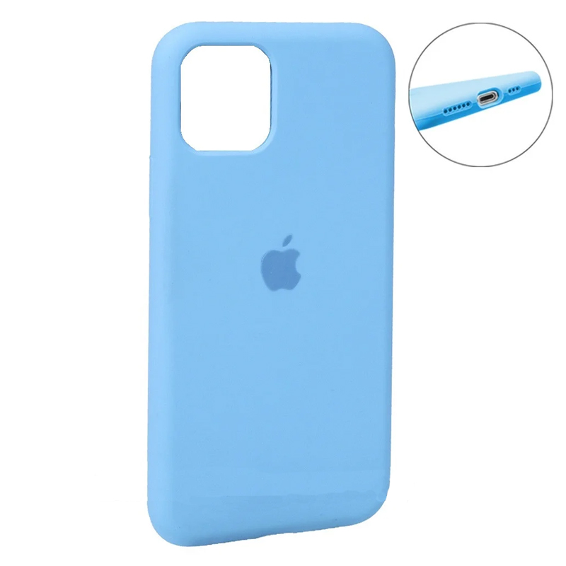 Накладка Original Silicone Case iPhone 11 Pro blue sea