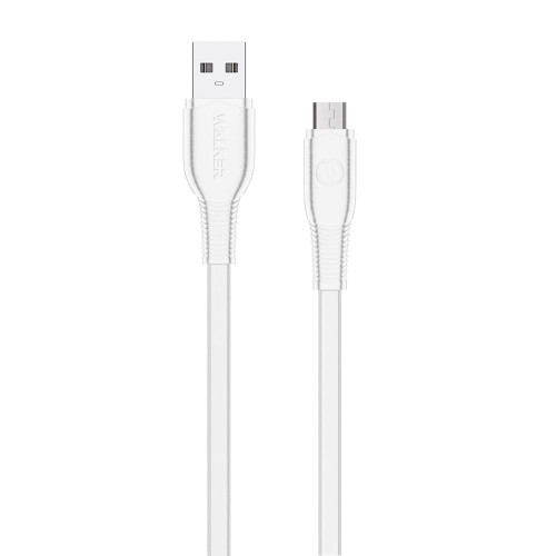 USB кабель Walker C595 microUSB white